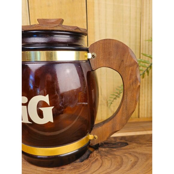 Vintage Siesta Ware "Think Big" Cookie Jar - Picture 4 of 10